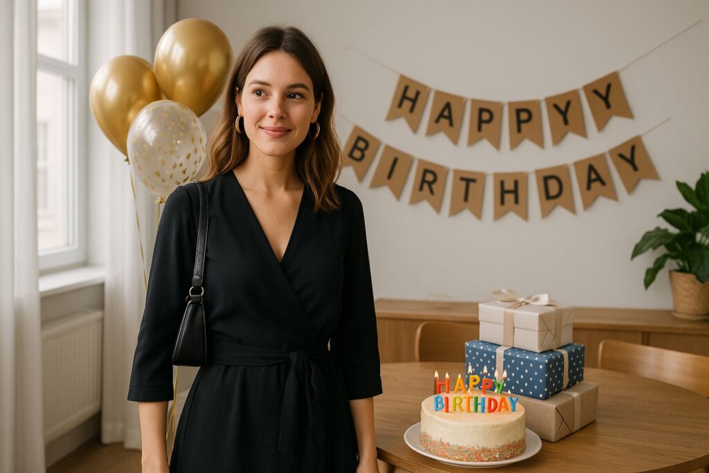 s'habiller pour un anniversaire