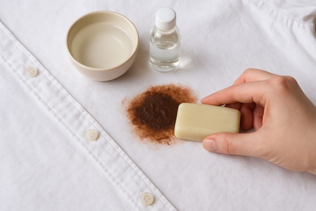 enlever une tache de chocolat sur un vêtement