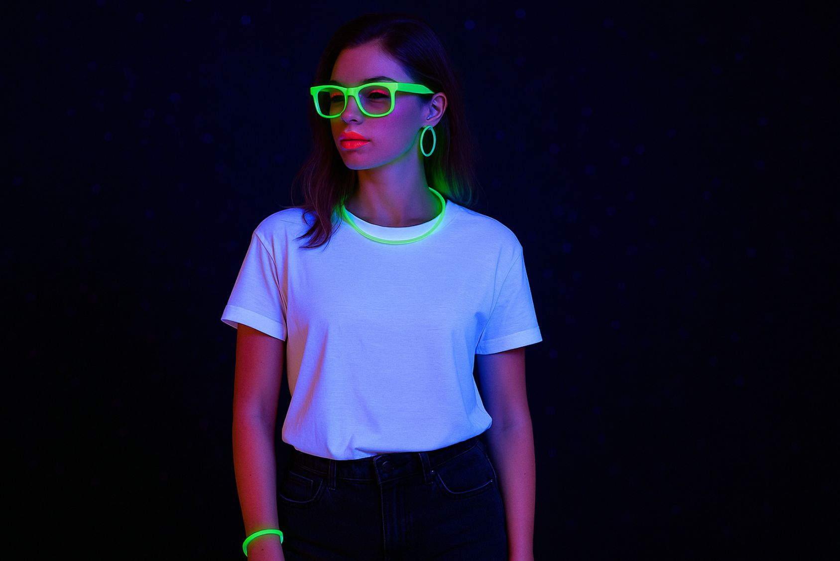 s'habiller pour une soirée fluo