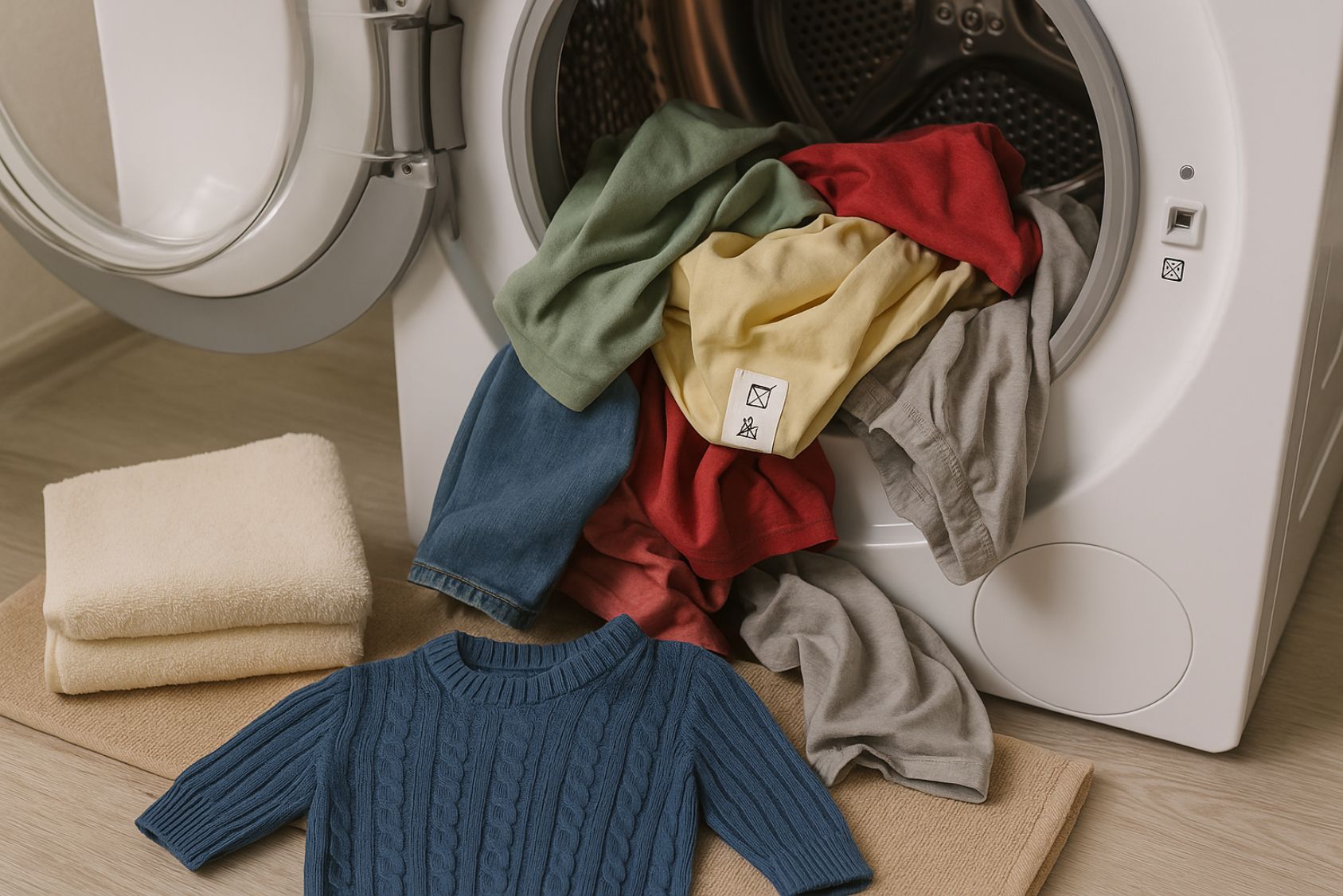 vêtements à mettre au sèche linge