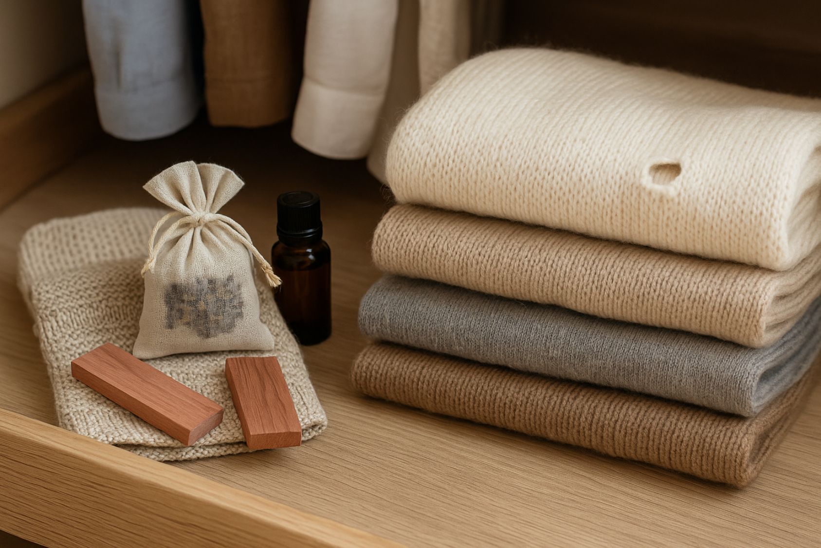 se débarrasser des mites de vêtements