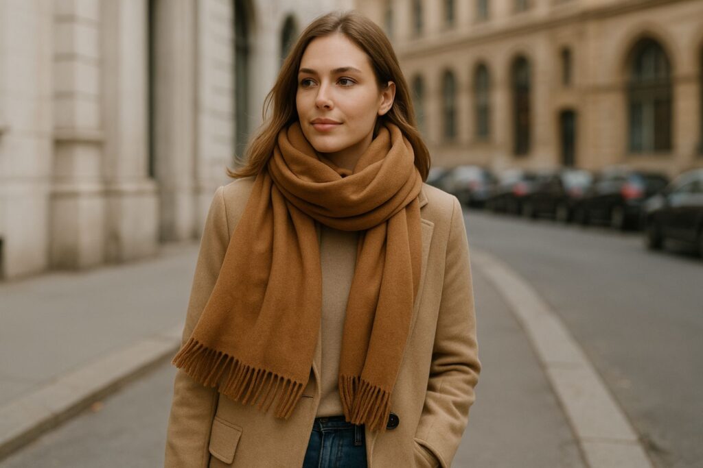 porter une écharpe