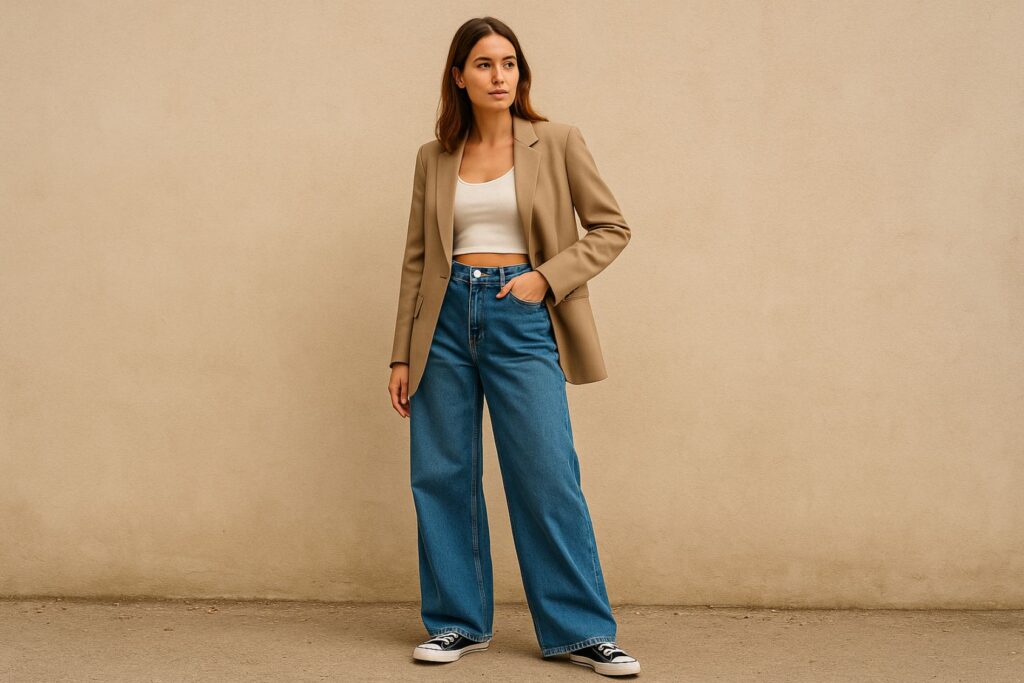 porter un jean large