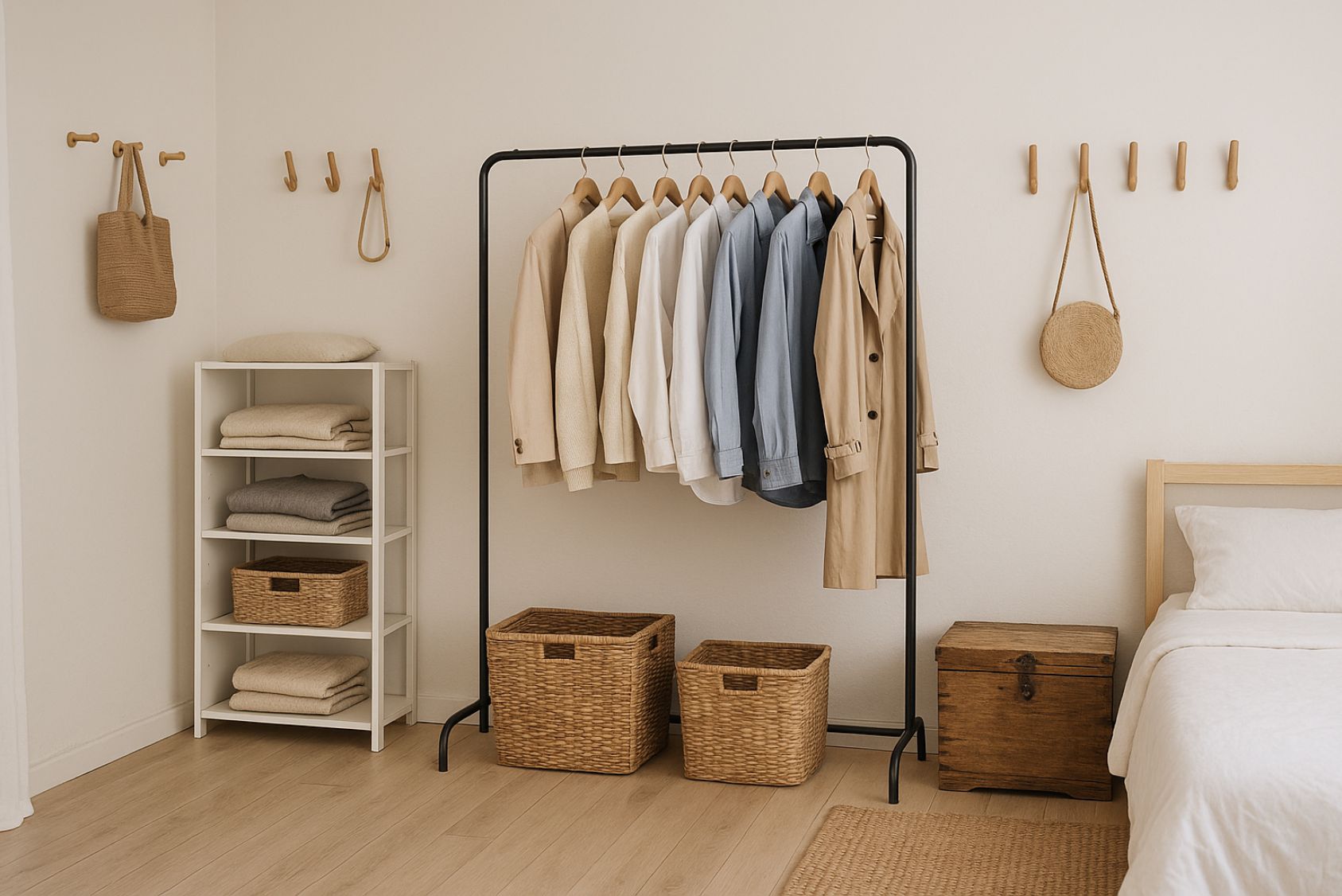 ranger ses vêtements sans armoire