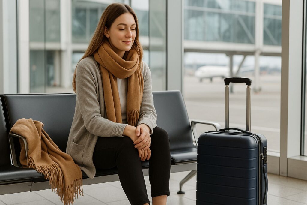 s'habiller pour prendre l'avion